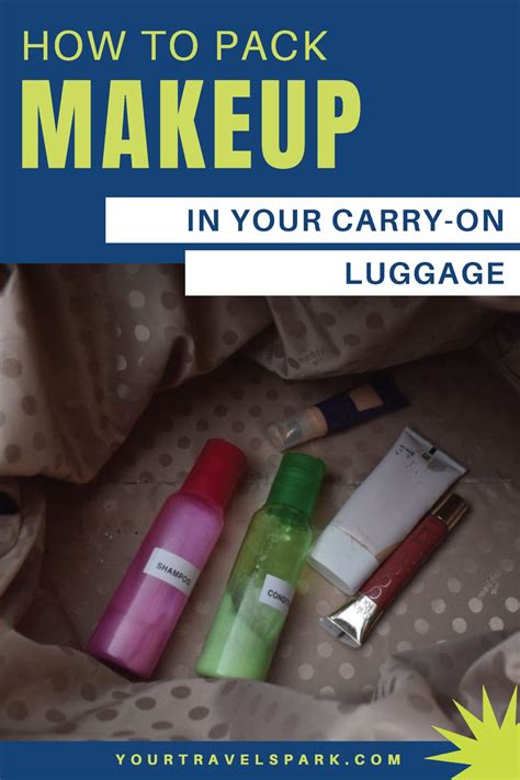 tsa luggage makeup packing